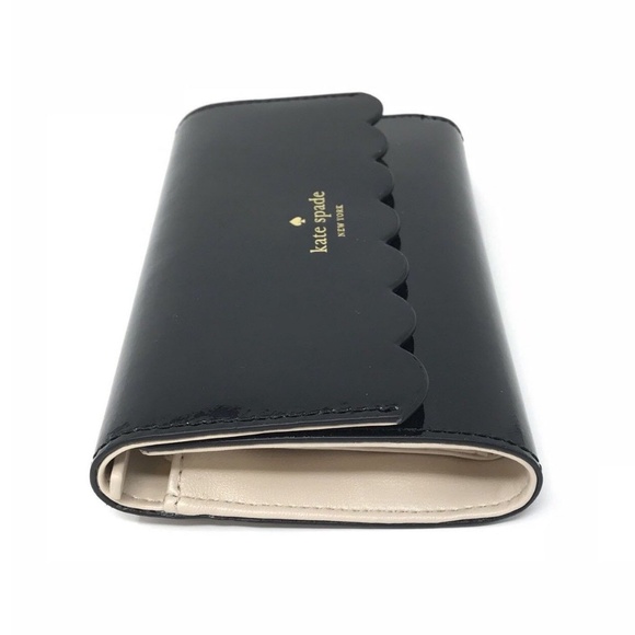 Kate Spade Kiernan Patent Leather Black Wallet - Picture 2 of 6